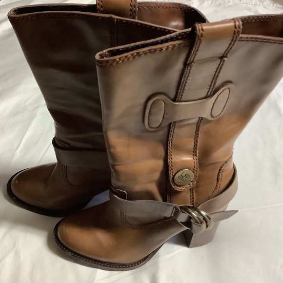 BCBGeneration Mid Calf Leather Boot, Size 9.5M - Picture 2 of 9